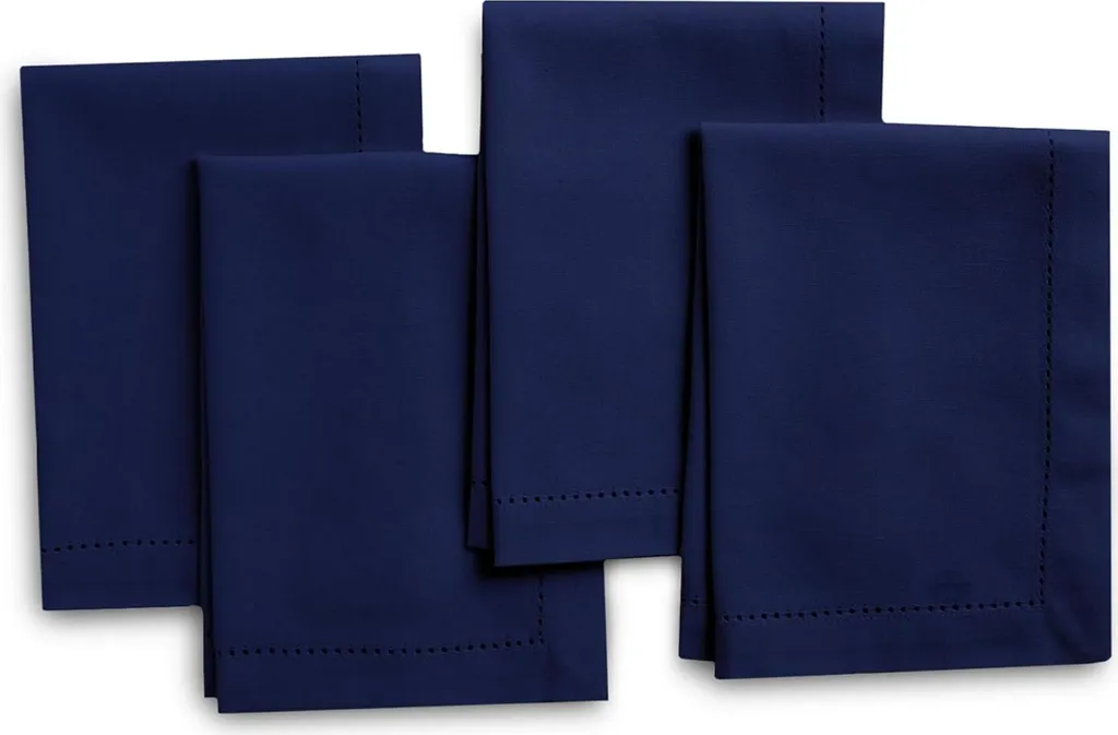 Set de Serviettes Noires pour Table à Manger 43x43 cm - Idéal Dîner Chic