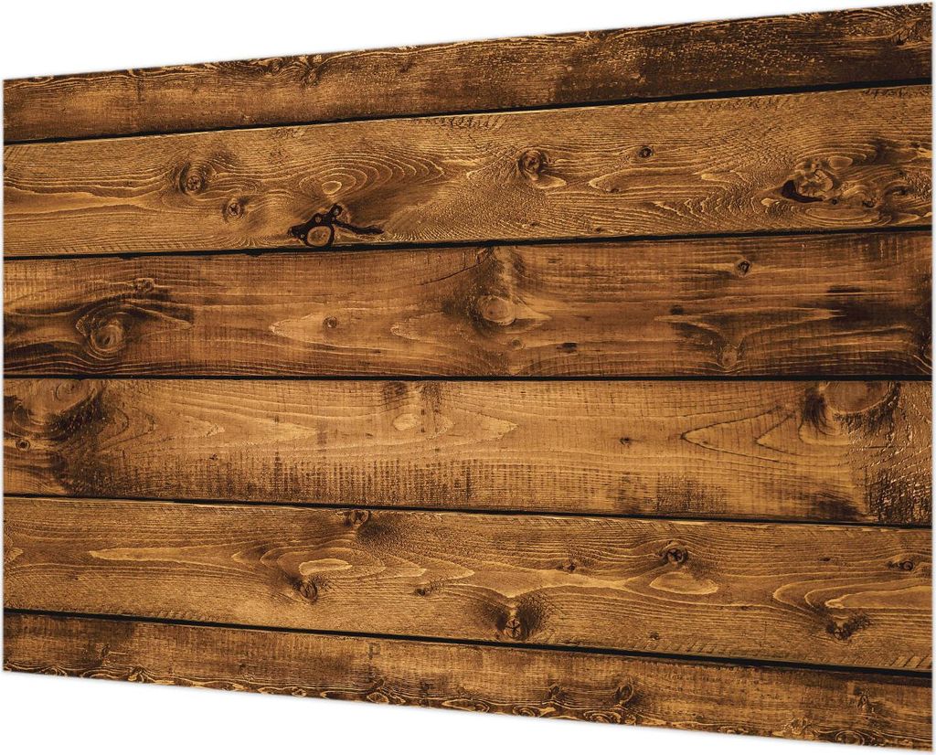 Wandtapete - Dekorative Tapete für Wohnzimmer - Tapetenfolie für Wanddekoration - 152x104 cm - Holzbretter