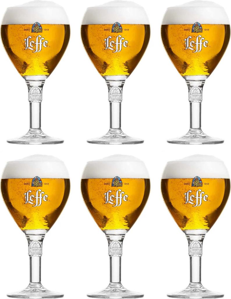 Leffe Biergläser 250 ml - 6 Stück