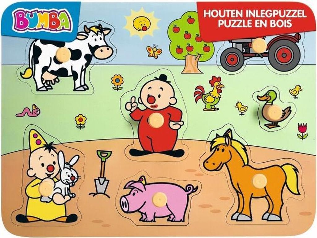Studio 100 Form Puzzle Farm Junior Wood 7 Stücke