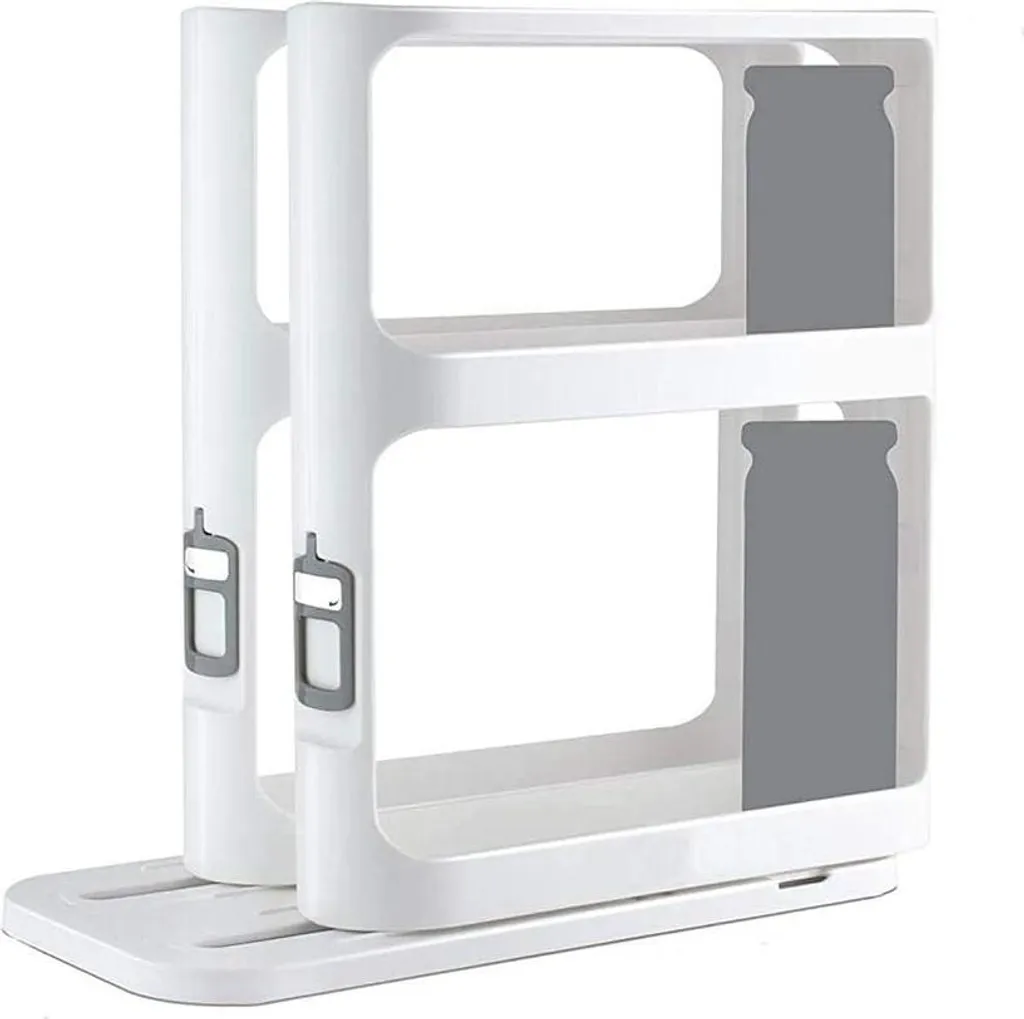 Rangement épices coulissant pour meuble de cuisine blanc 13 cm