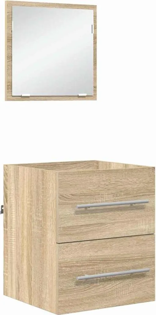 Mobilier Salle de Bain Marron en Bois d'Ingénierie Robuste 41x38,5 cm