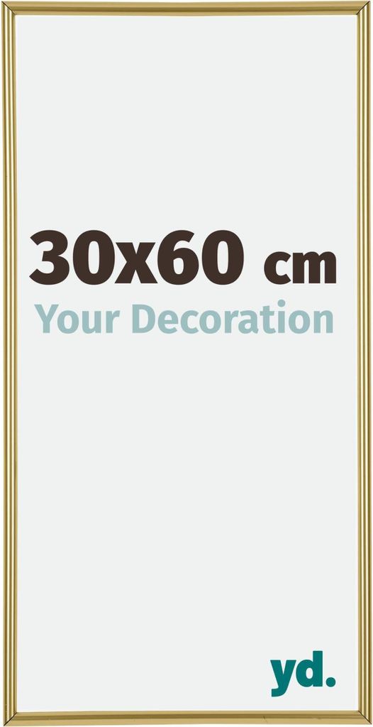 A blank frame with text indicating size and branding.