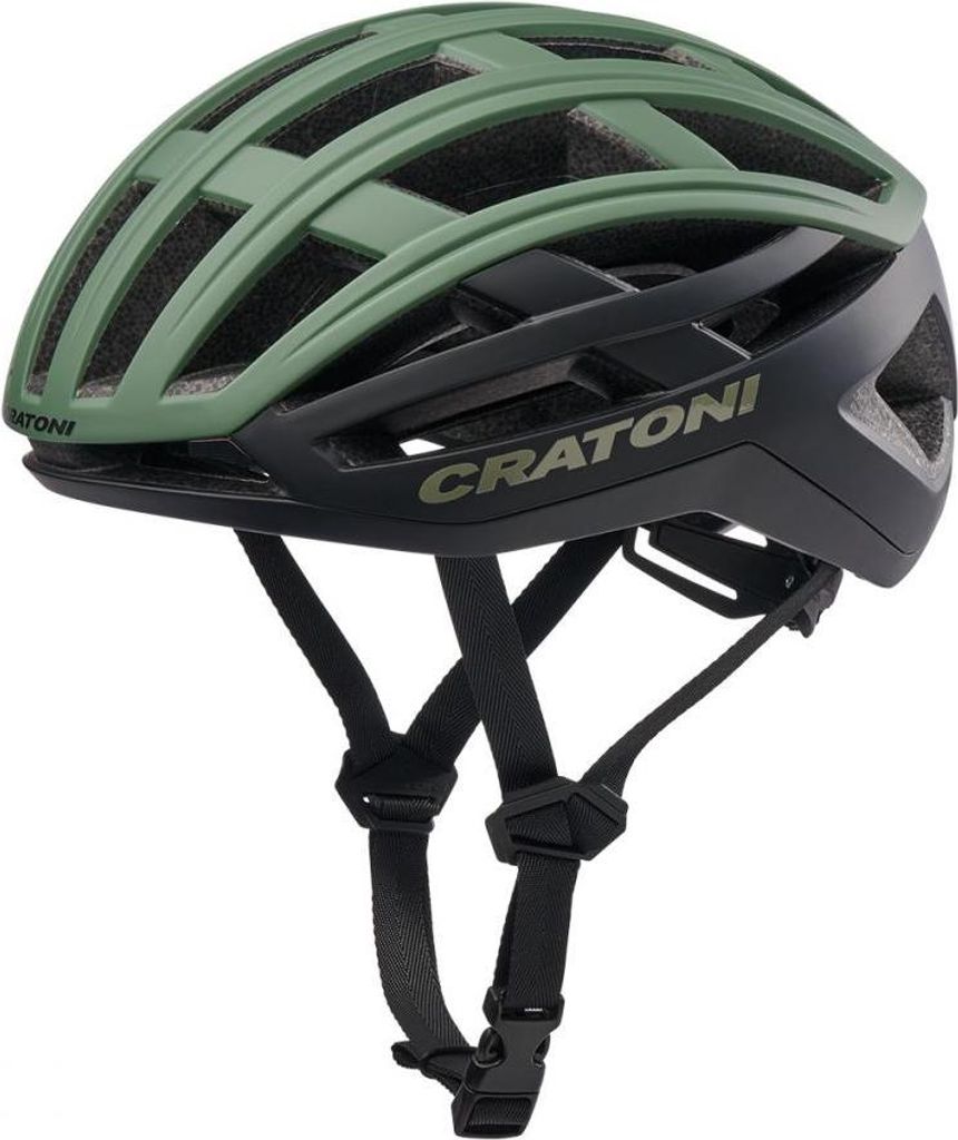Cratoni Fahrradhelm C-AirLite sage-black matt Größe S-M (52-56 cm)