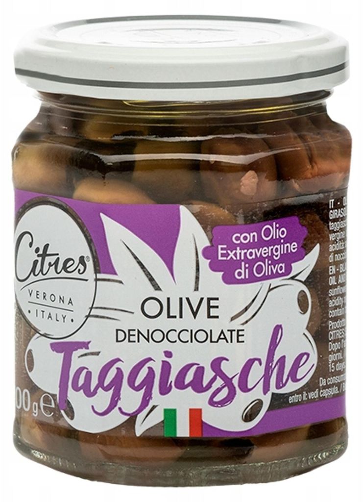 Oliwki Taggiasche w oliwie 200g - Citres Zdjęcie produktu 