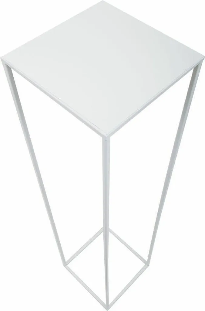 Howhomely Porte-fleurs en Métal Blanc 100cm - Support Plantes Design - 3