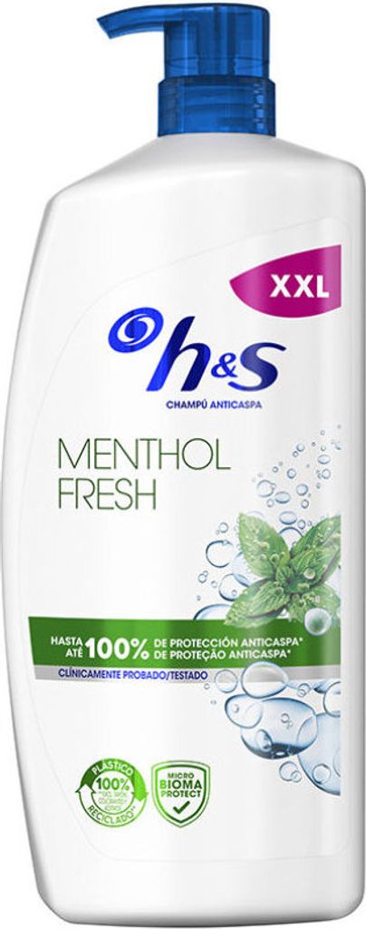 Head and Shoulders H y S Refreshing Menthol Champú 1000ml Produktbild 3