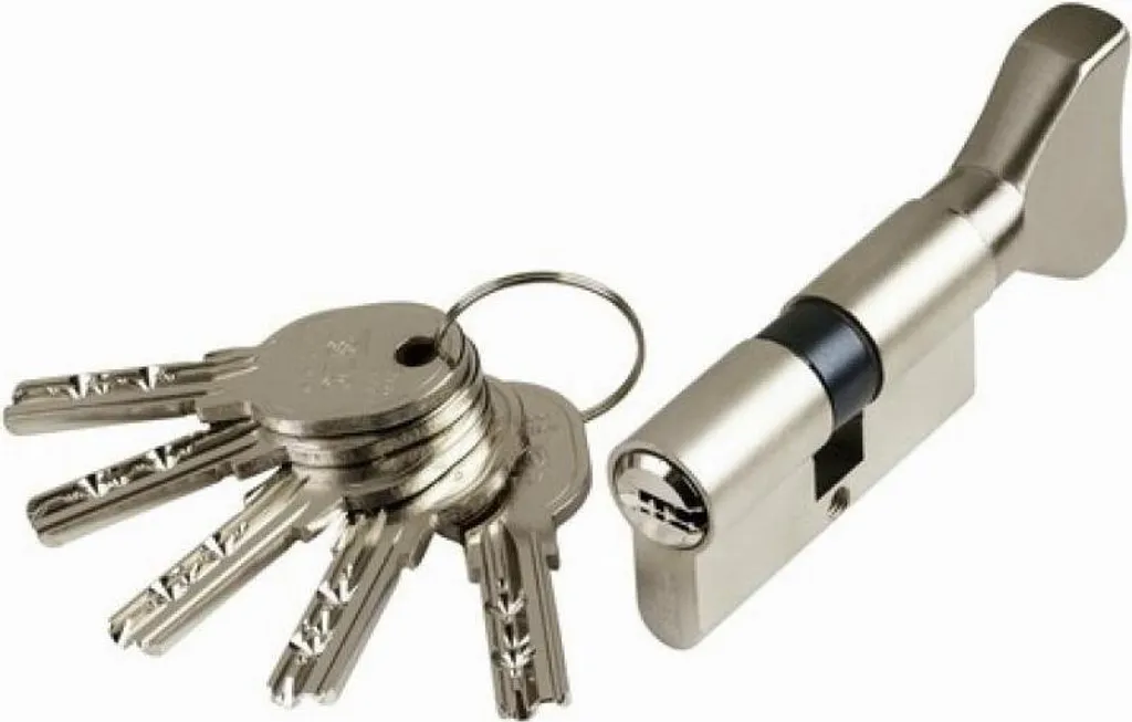 Serrure ISEO City ISR6 Bouton 30x30 mm pour Porte d'Entrée et Bureau