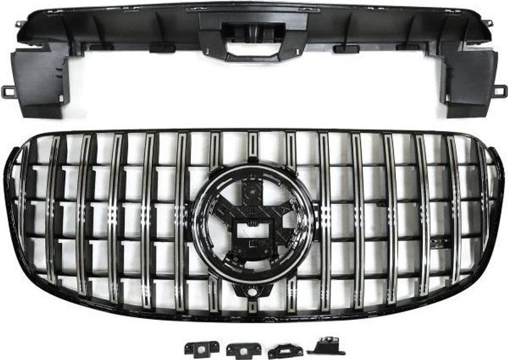 Kühlergrill für Mercedes GLS X167 Facelift Panamericana optik Chrom