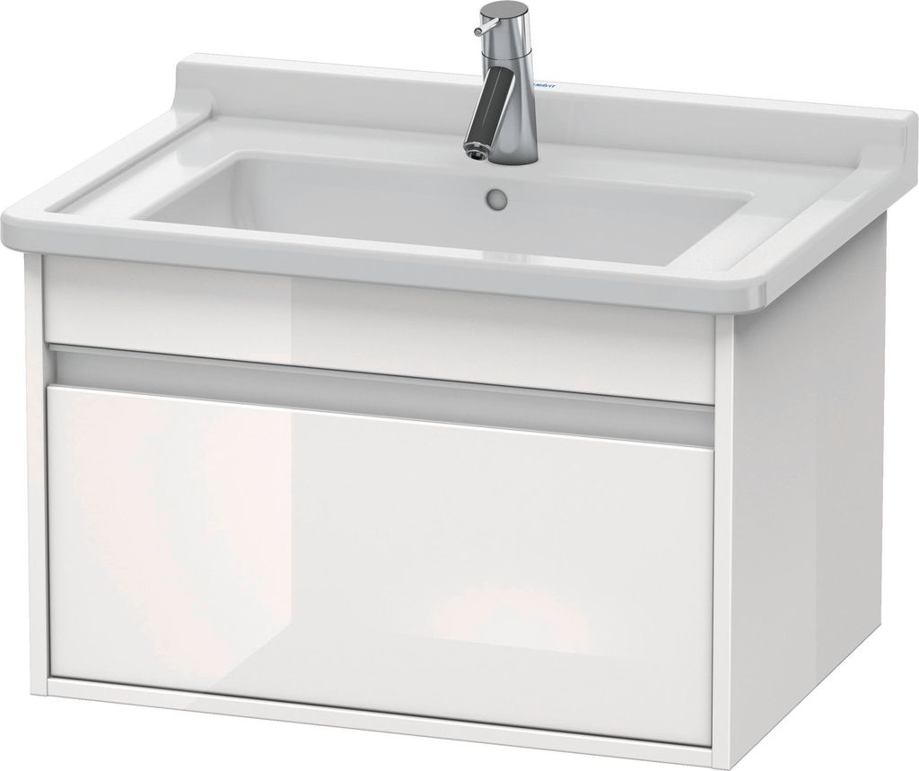 Duravit Waschtischunterbau KETHO 465 x 650 x 410 mm weiß hochglanz