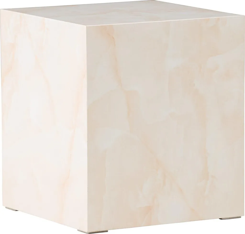 Guéridon York jaune clair : petit meuble d'appoint décoratif et chic - 13