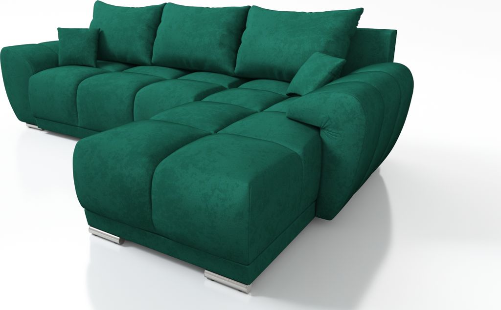 Grünes Modernes Ecksofa Mit Schlaffunktion Honey L