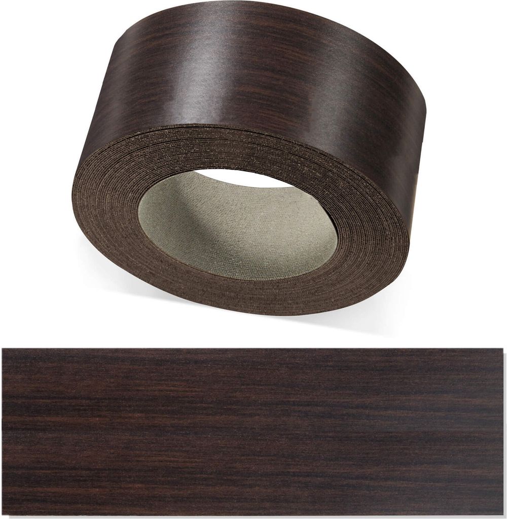 ben+camilla.com Kantenumleimer | Wenge 45 mm x 5 m | Sicherer, bequem, Profi Material