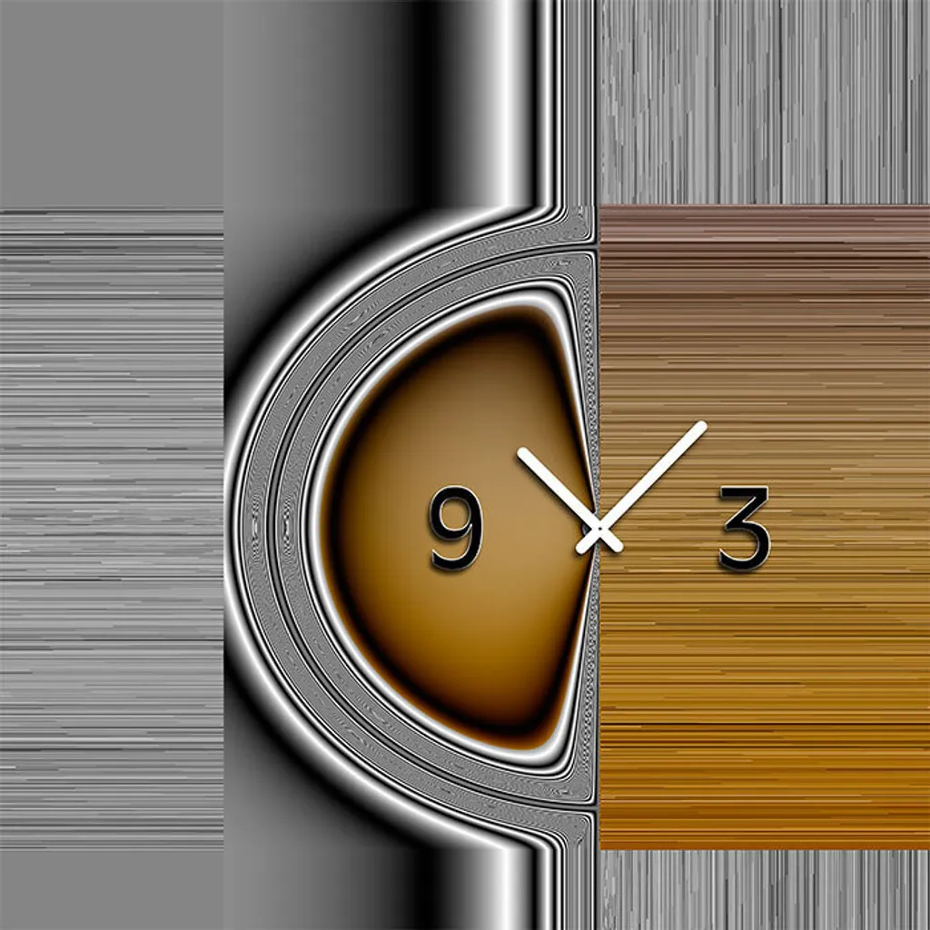 6144 Orologio da parete di design Dixtime, orologi da parete, orologio moderno da salotto 30cm x 30cm