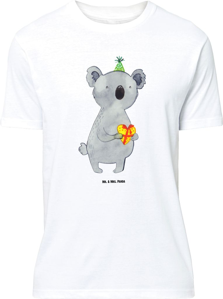 Mr. & Mrs. Panda Tshirt Koala Geschenk - Weiß - Jersey-Shirt, Statement-Shirt, Geburtstag, Party, T-Shirt, S, oberteil
