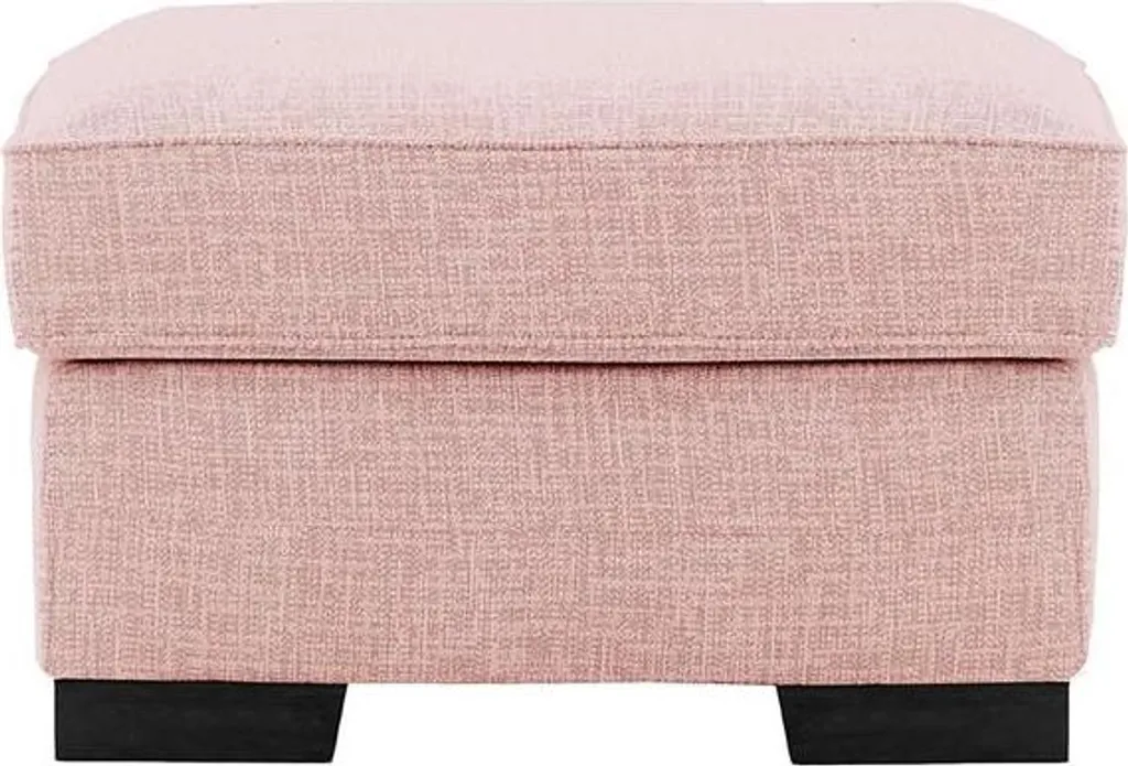 Pouf Carré Noir Avos-Vitolini : Siège d'Appoint Confortable et Chic