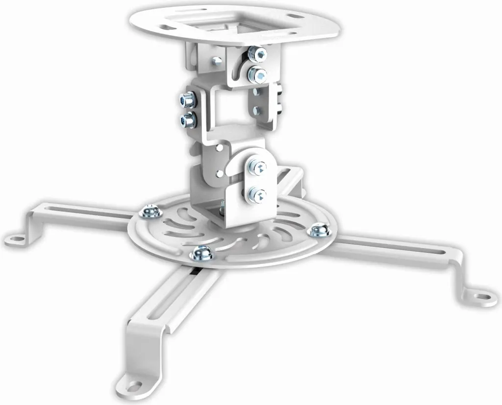 PureMounts PM-SPIDER-10W Staffa Proiettore Professionale Bianco