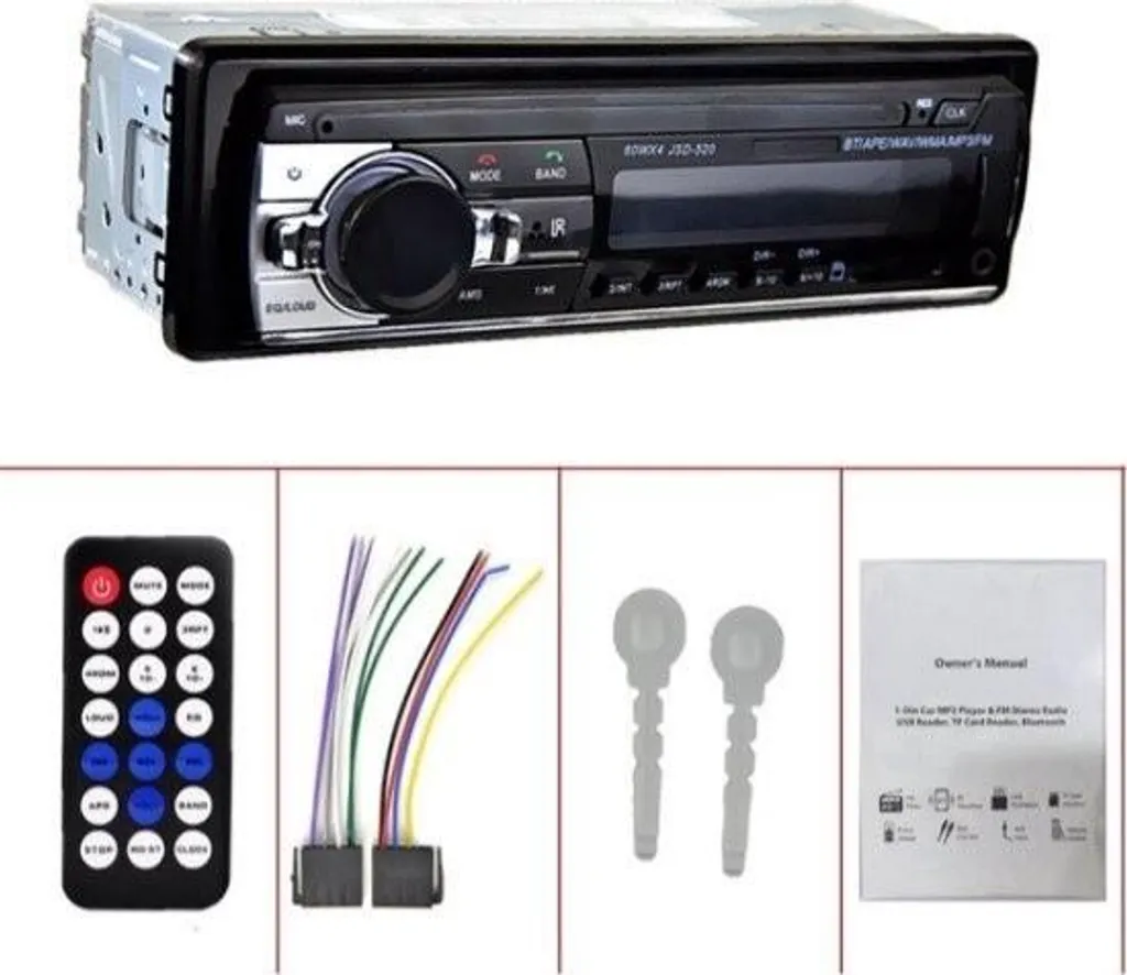 Autoradio Bluetooth pour Voiture avec USB et Télécommande - Kit - 2