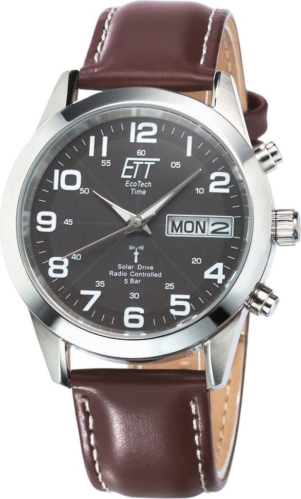 ETT Eco Tech Time EGS-11251-12L Solar Drive Funk Herren-Armbanduhr Gobi 1