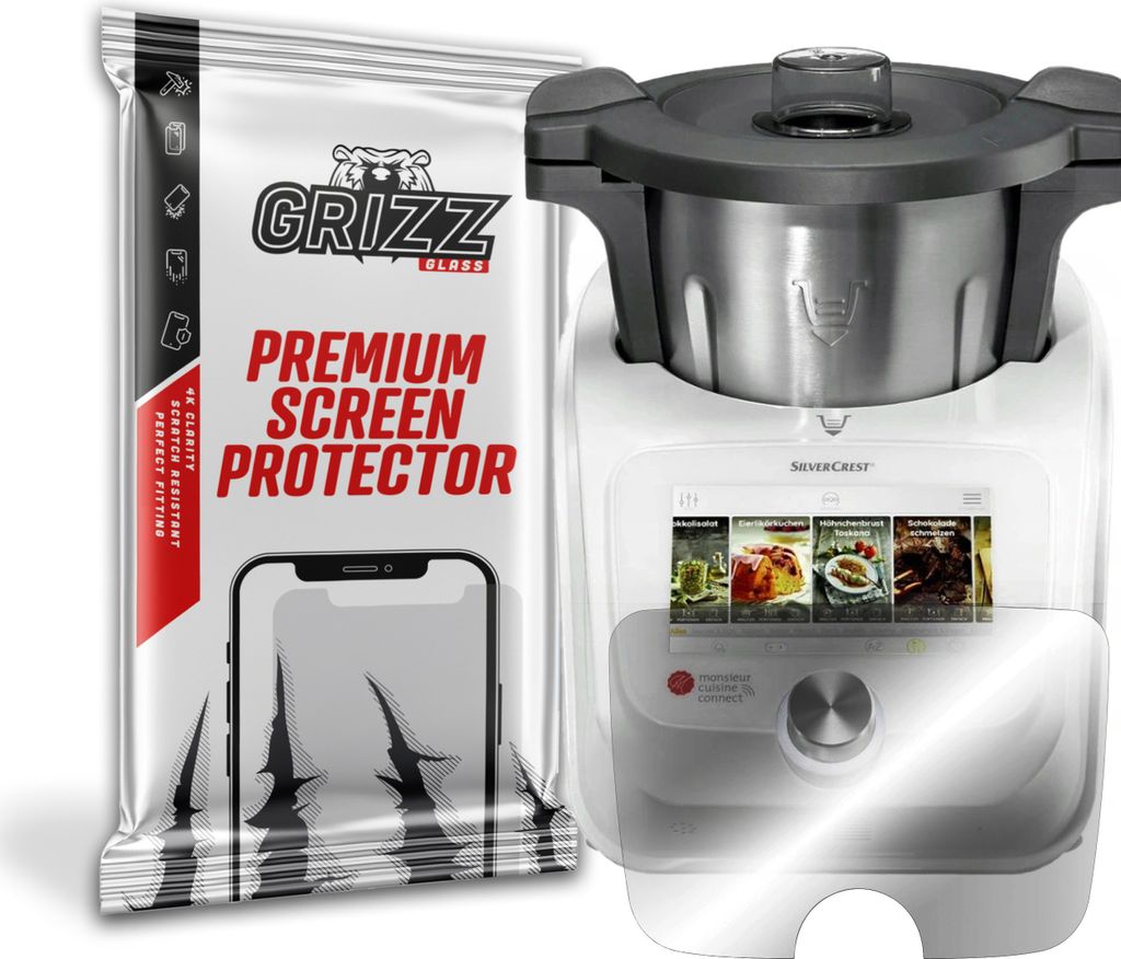 Matte Folie GrizzGlass PaperScreen für Lidlomix Monsieur Cuisine