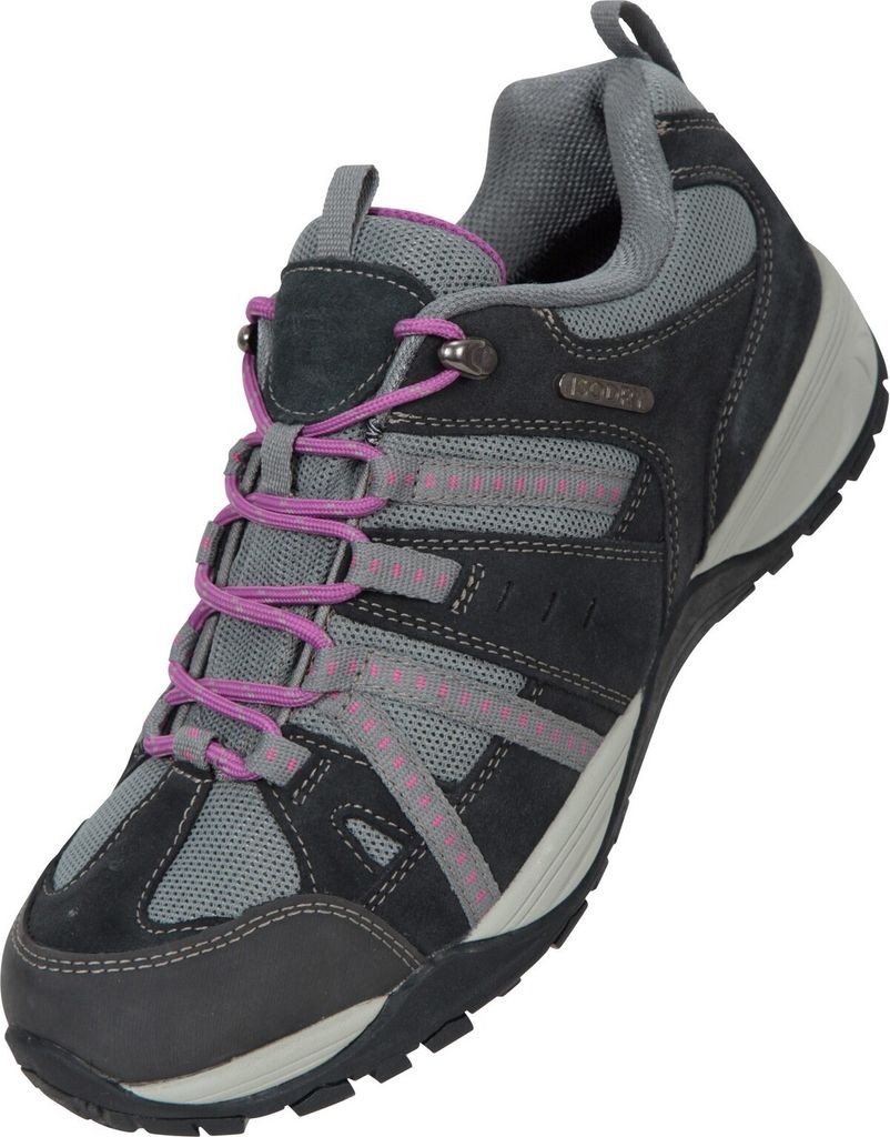 Mountain Warehouse - Damen Wanderschuhe "Direction II", Wildleder MW1747 (37 EU) (Grau)