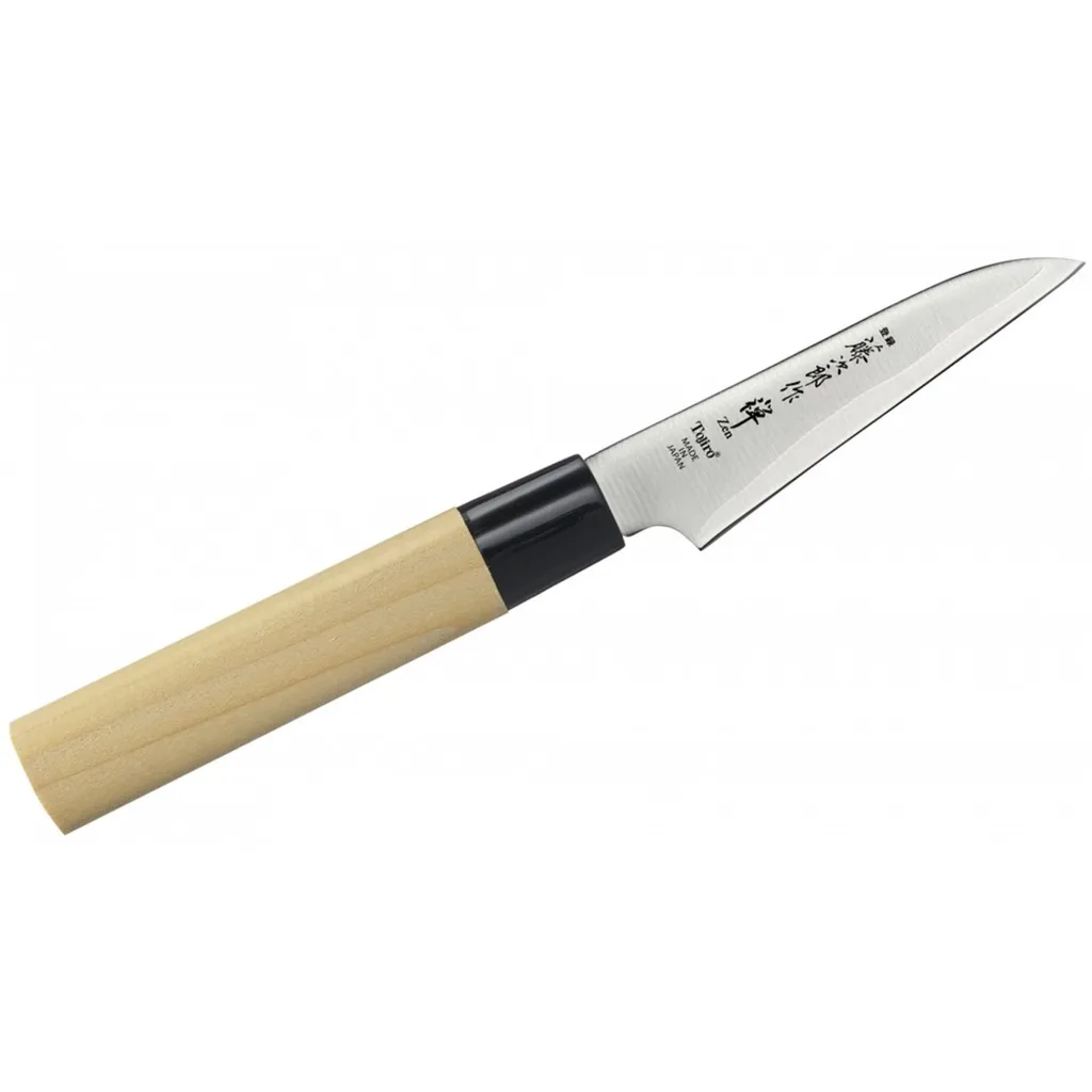 Tojiro Coltelli da cucina Nóż DO Warzyw I Owoców ZE Stali Nierdzewnej Zen Dąb Kremowy 9 CM, fd561d