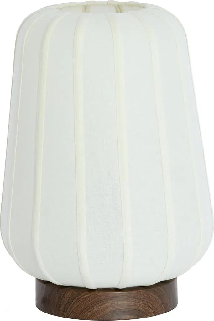 Lampe de chevet blanche Bibury Ø30cm pour décoration chambre et salon