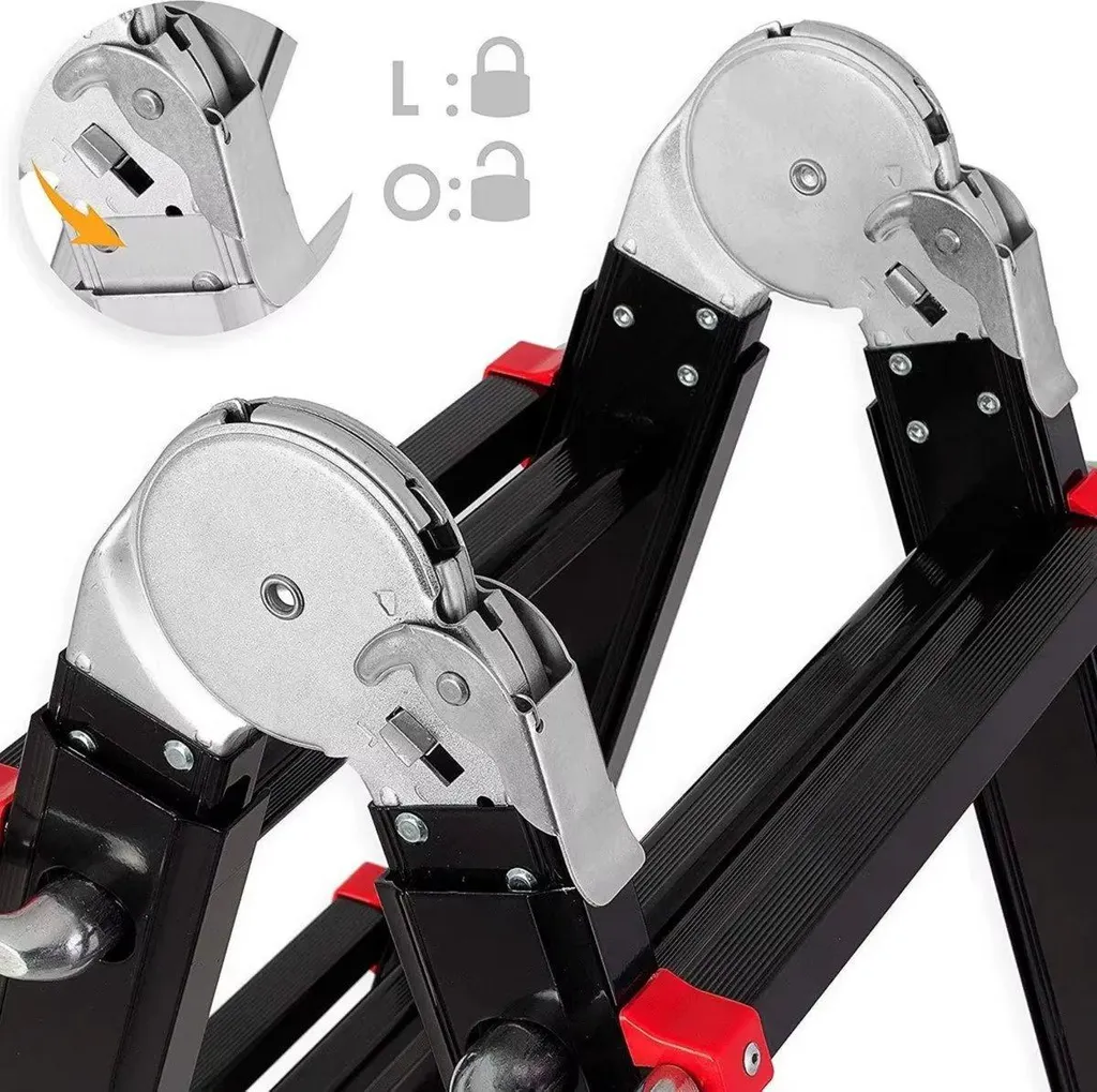Échelle télescopique extensible Bolt Edge 4m80 pliante en aluminium