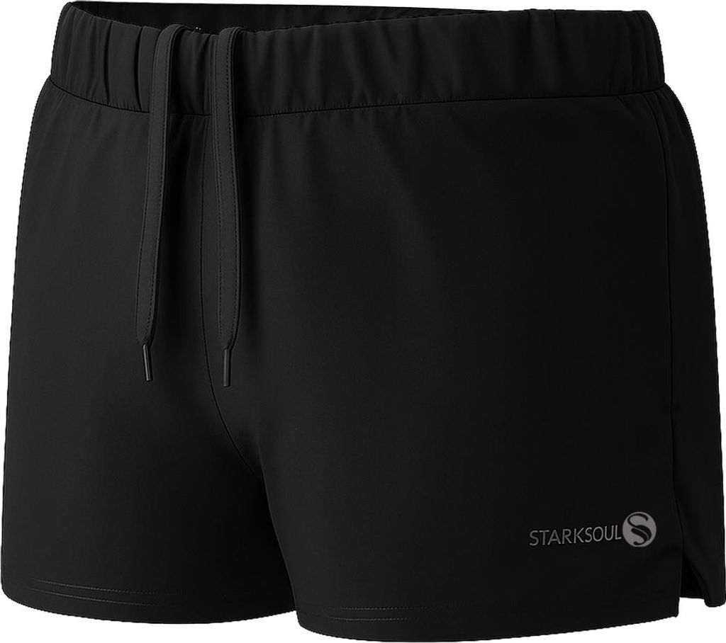 Leichte Herren Laufhose kurz mit Innenslip & Taschen – Atmungsaktive Sporthose für Training, Laufen & Marathon – Schnelltrocknend, mit Reißve...