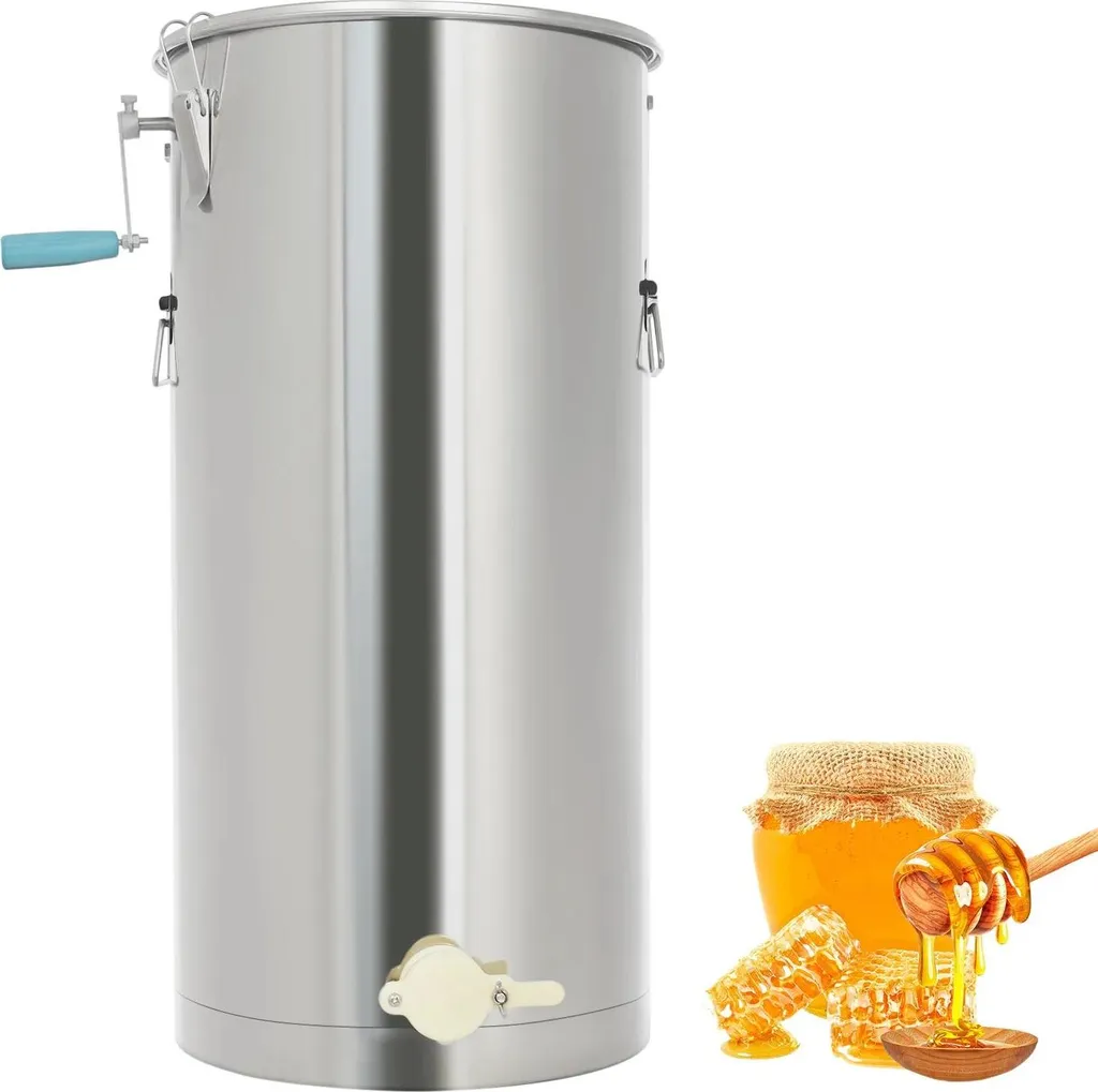 Centrifugeuse Apicole Inox - Extracteur de Miel pour Cadres 24x50 cm