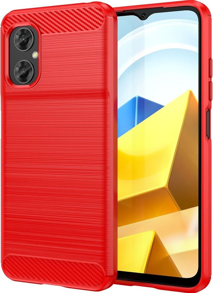 Mobigear Brushed Slim  POCO M5 Hülle Flexibles TPU Produktbild 