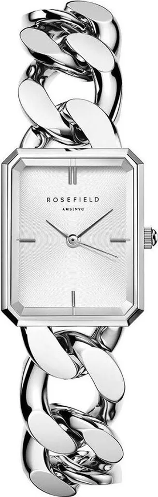 Montre Rosefield SWSSS-O56 Octagon XS Argentée Bracelet Maillons