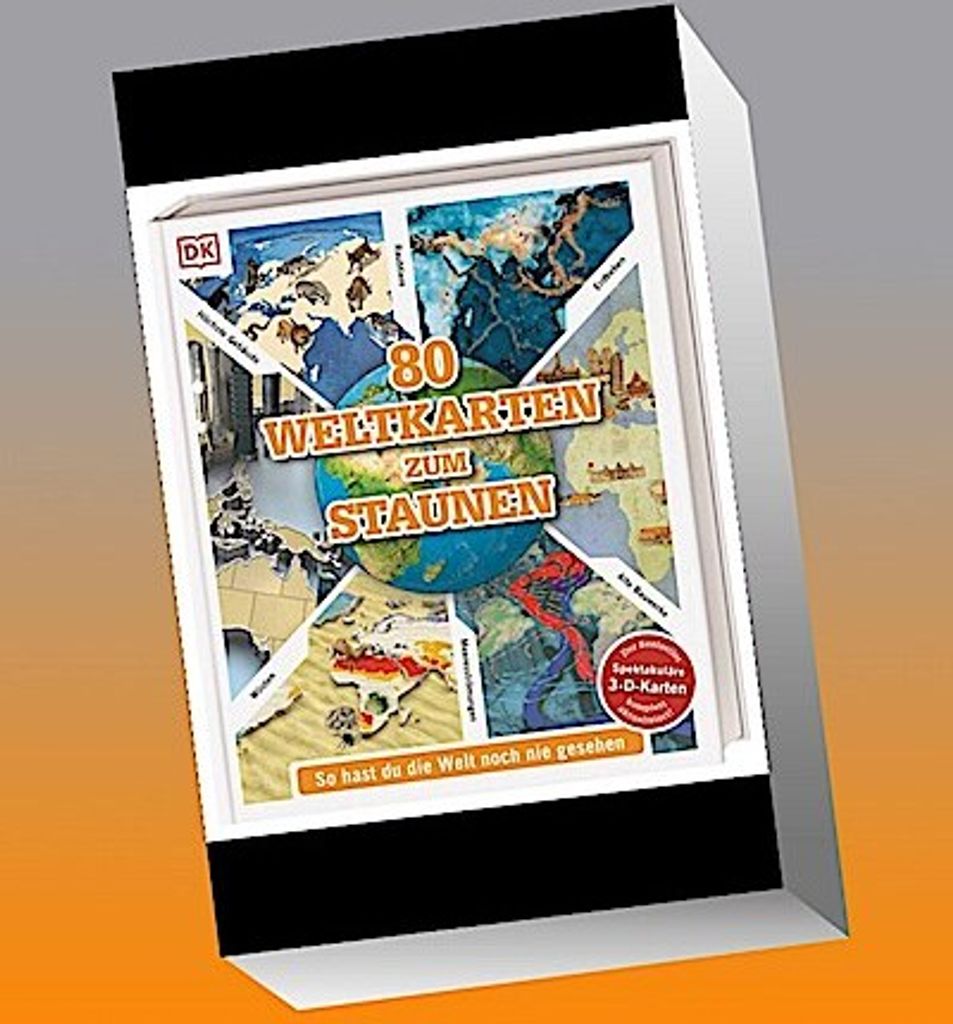 80 Weltkarten zum Staunen