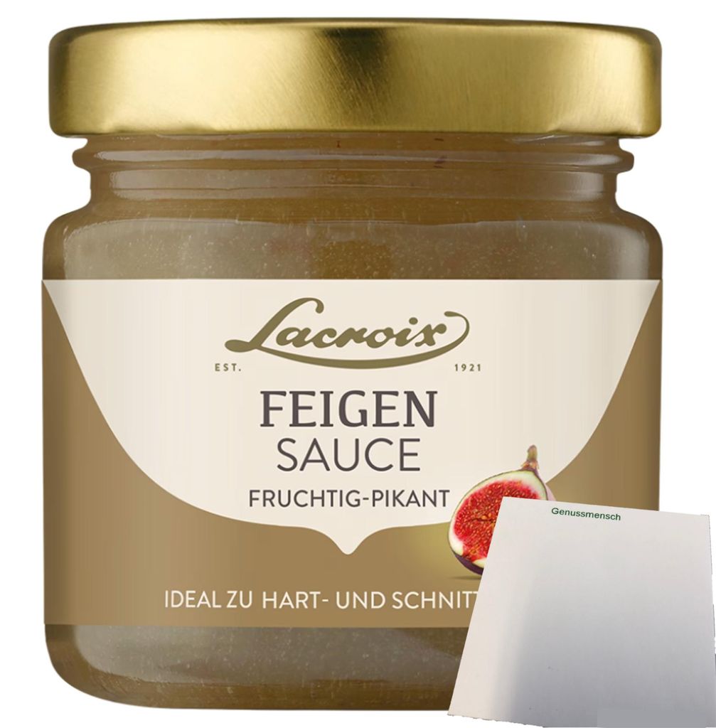 Lacroix Feigensauce fruchtig-pikant (90g Glas) + usy Block Produktbild 