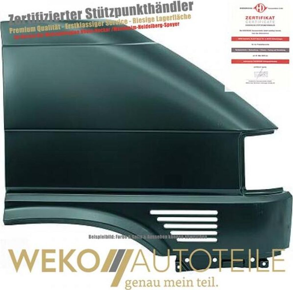 Kotflügel vorne rechts DIEDERICHS 2270106 für VW