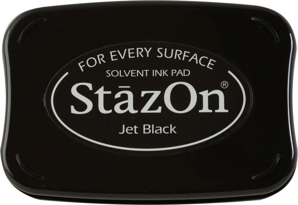 TSUKINEKO - StazOn Stempelkissen - Jet Black Produktbild 