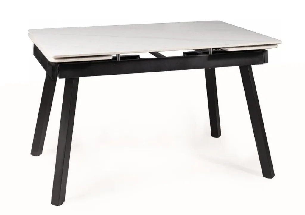 Table de cuisine modulable HANIEL bicolore gain de place pour studio