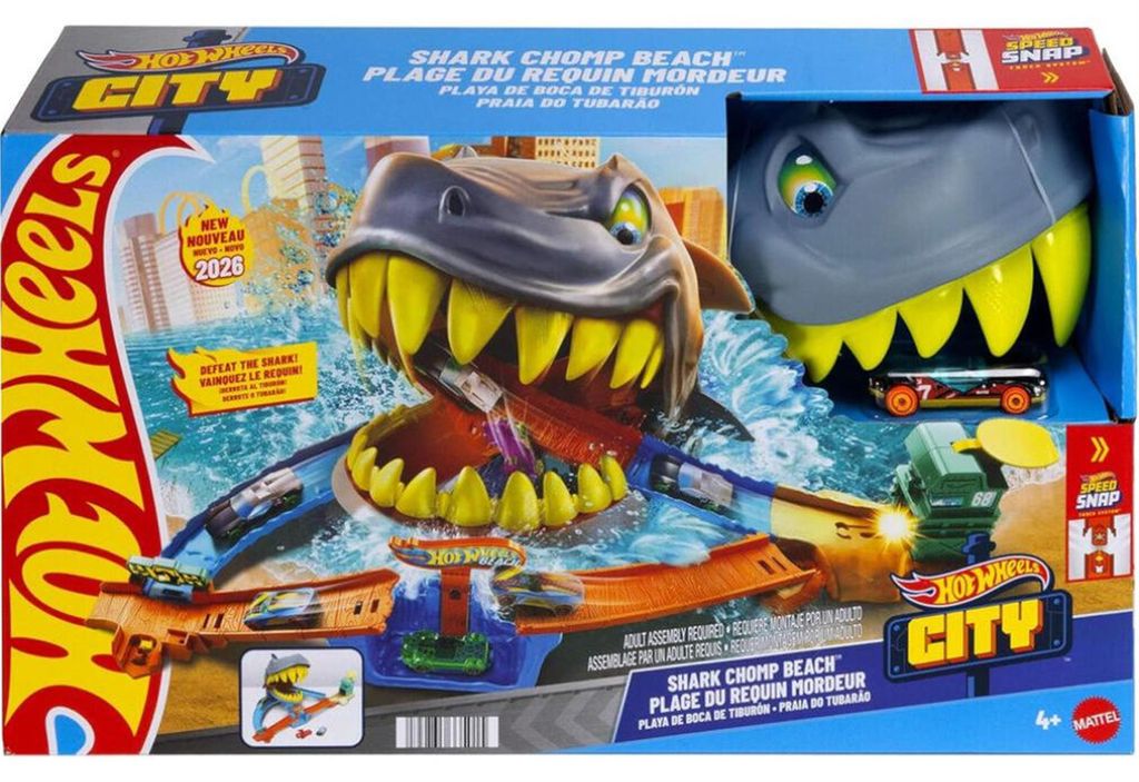 Mattel Hot Wheels City Shark Beach Immagine del prodotto 