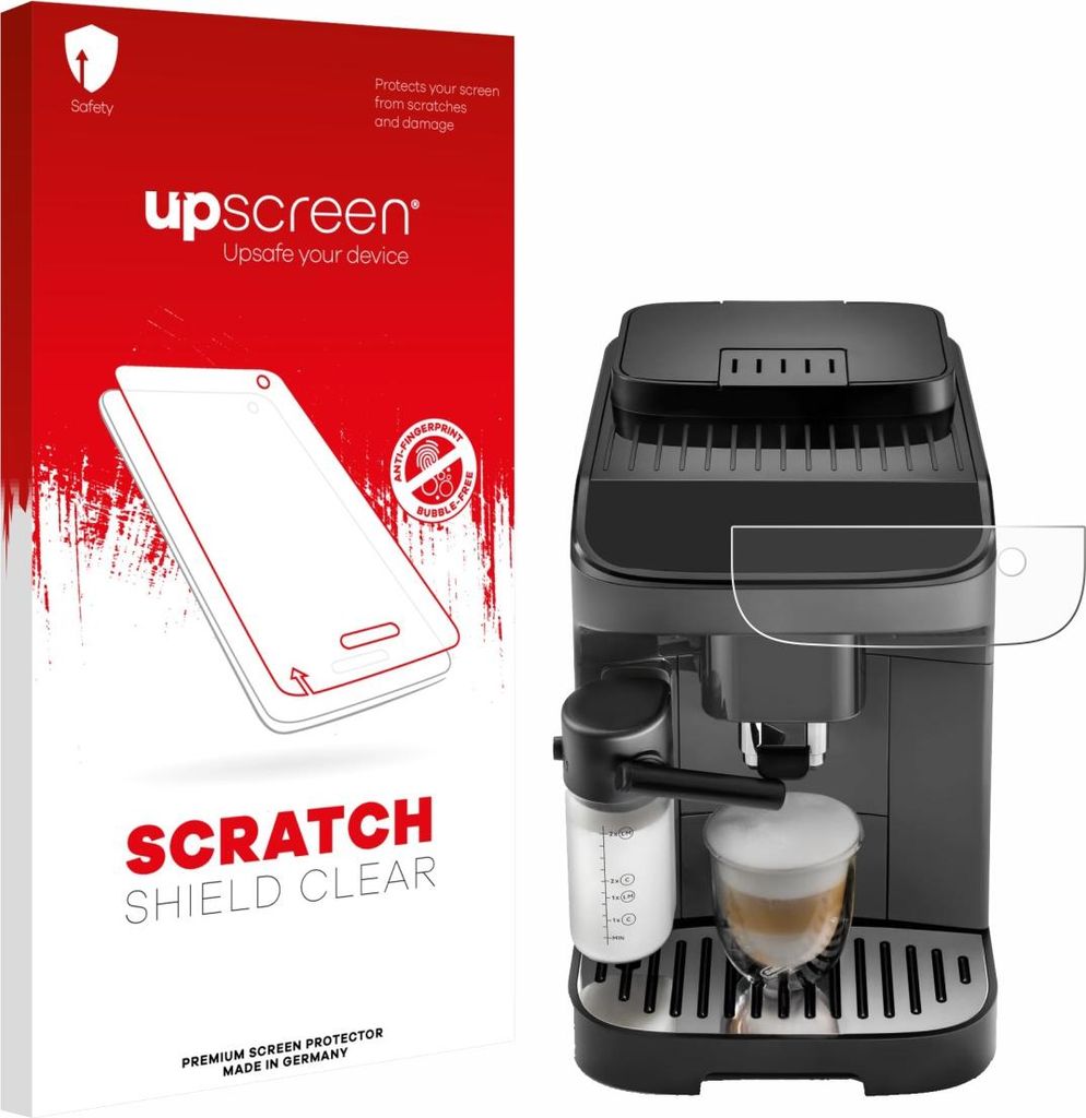 upscreen Schutzfolie für DeLonghi Magnifica Evo Displayschutz Displayschutzfolie Folie Klar Transparent
