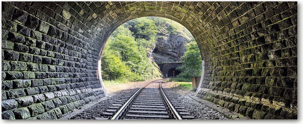 Tulup Glas-Bild Wandbild aus Glas - 125x50 - Wandkunst - Wandbild hinter gehärtetem Sicherheitsglas - Dekorative Wand für Küche & Wohnzimmer ...