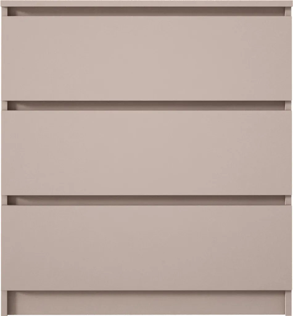 Commode de rangement 3 tiroirs caramel pour optimiser votre espace
