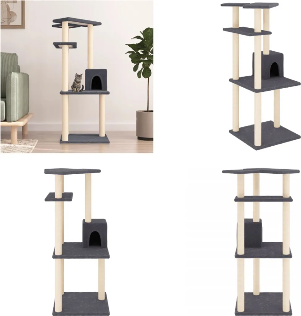 Offerta Tiragraffi vidaXL 123 cm | Graffiatoio Gatto Sisal Economico