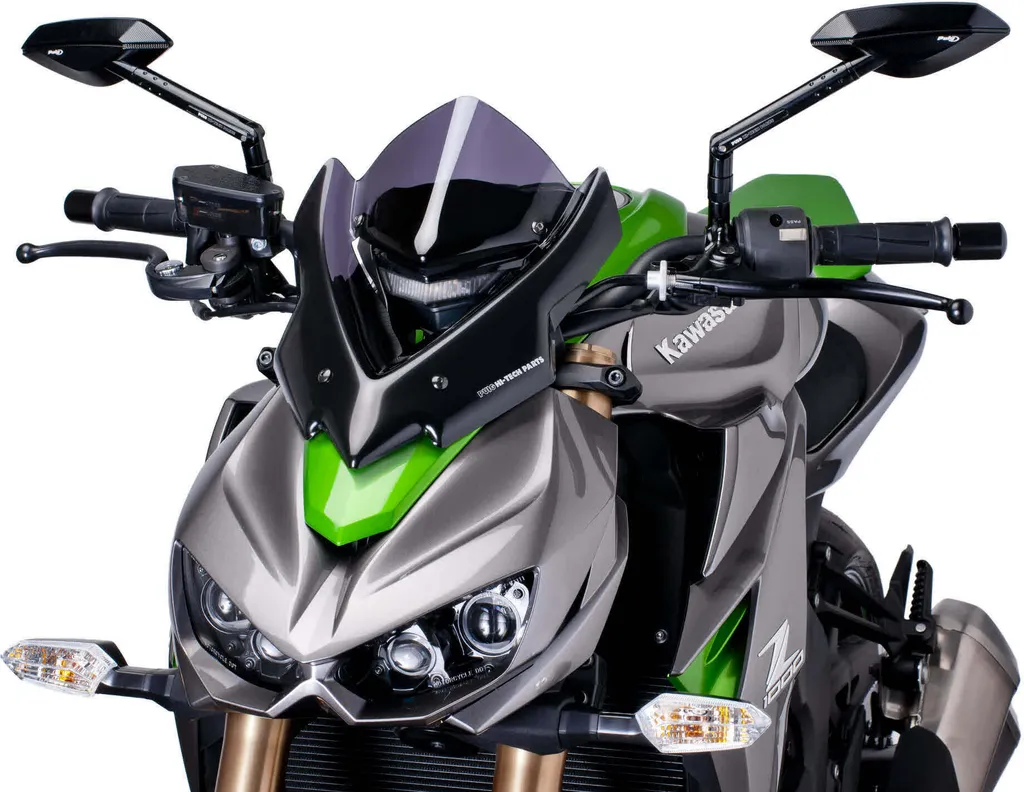 Bulle Sport PUIG 7011F pour KAWASAKI Z1000 - Protection et Look Radical