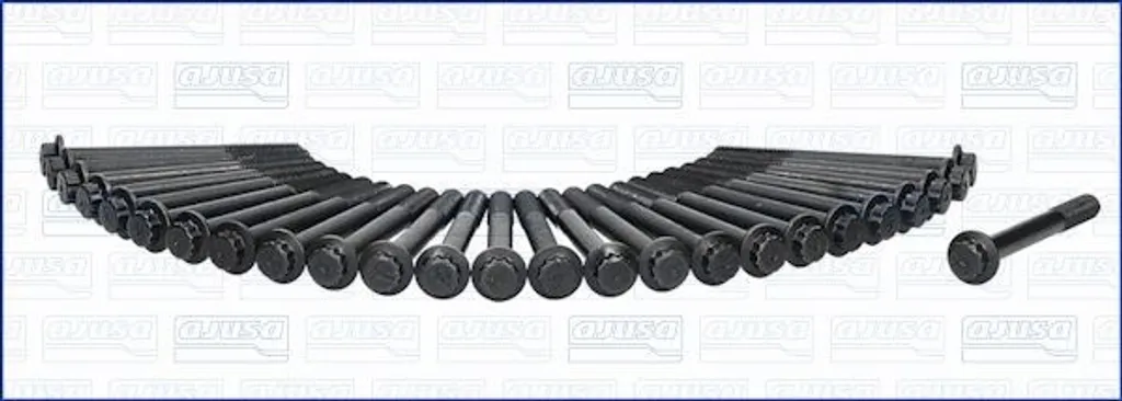 AJUSA 81041000 Set Bulloni Testata Nissan Patrol GR V Y61 M12 - Kit 26pz