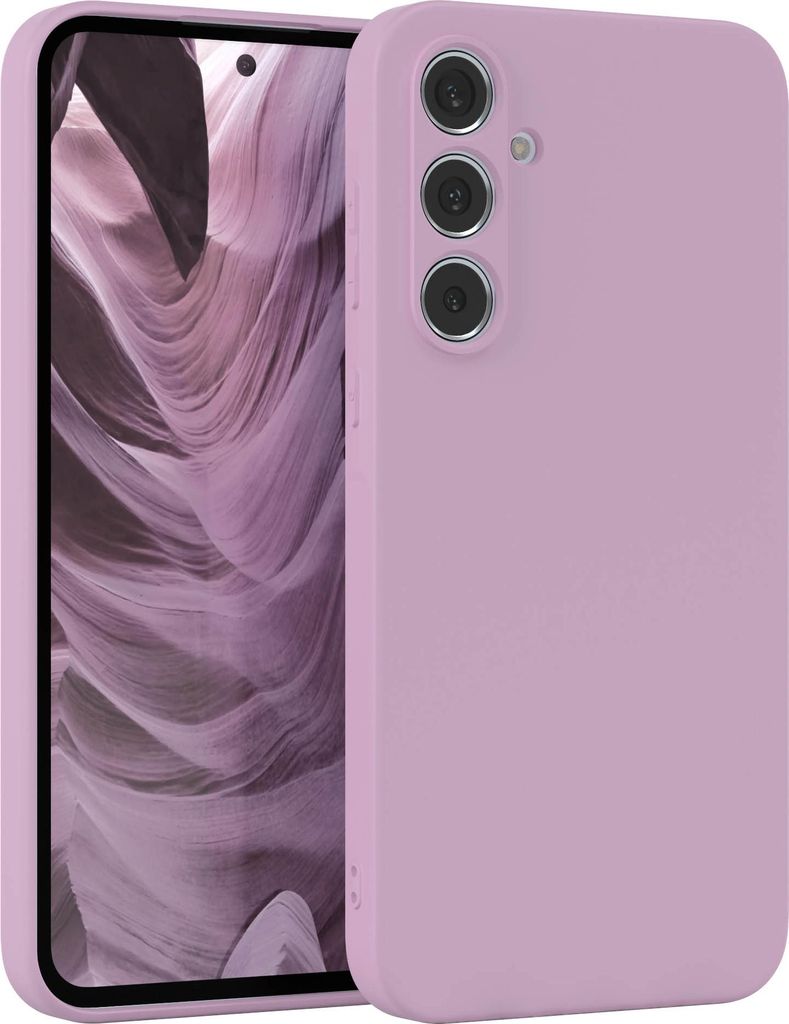 EAZY CASE - TPU Hülle für Samsung Galaxy A35, TPU Case stoßfeste Handyhülle, weiches Cover mit Kameraschutz, Silikonhülle in Lila