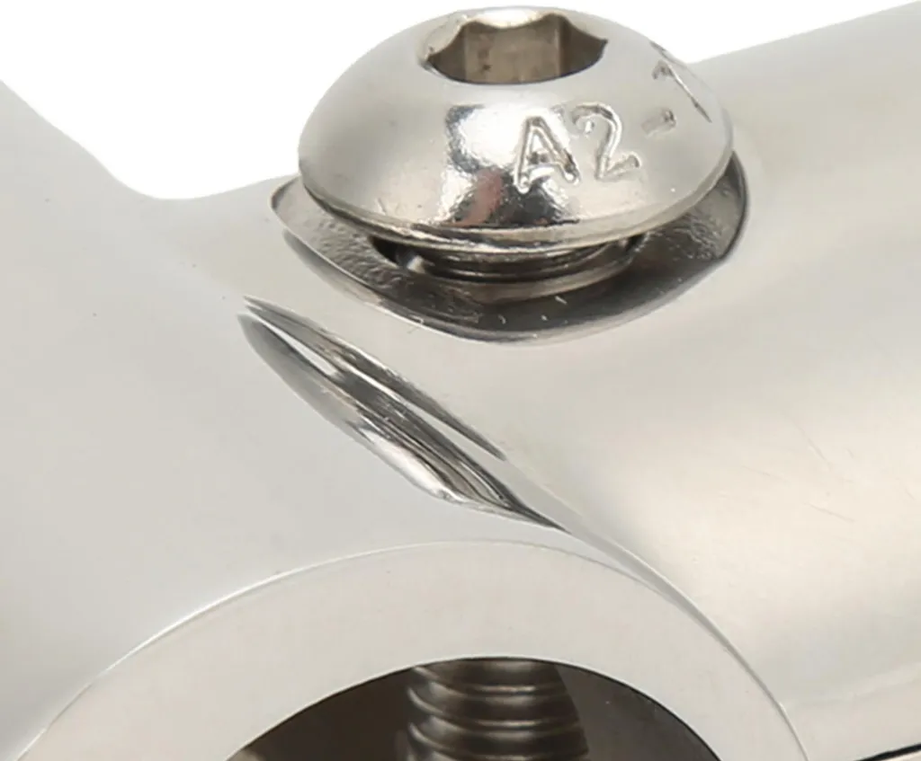 Acciaio inox -barca in acciaio -binario -segnale di avvio a 90 -gradi -T -Shspor -Split -tappo per tubi da 25 mm/1 pollice - 3