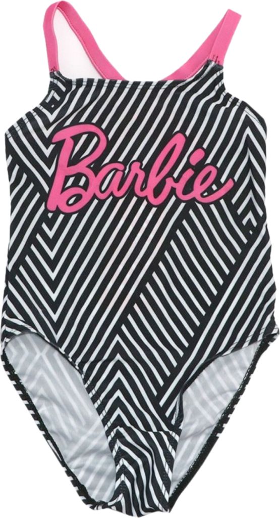 Badeanzug für Mädchen – Barbie Schwarz 116/122 Disney
