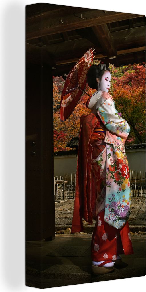 MuchoWow® - Leinwandbilder - Geisha in Gion in Japan, Produktbild 