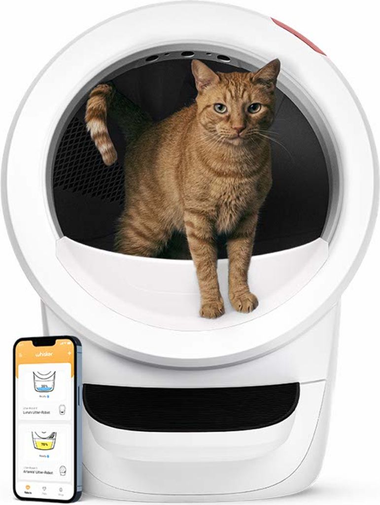 Litter-Robot 4 automatisches selbstreinigendes Katzenklo weiß