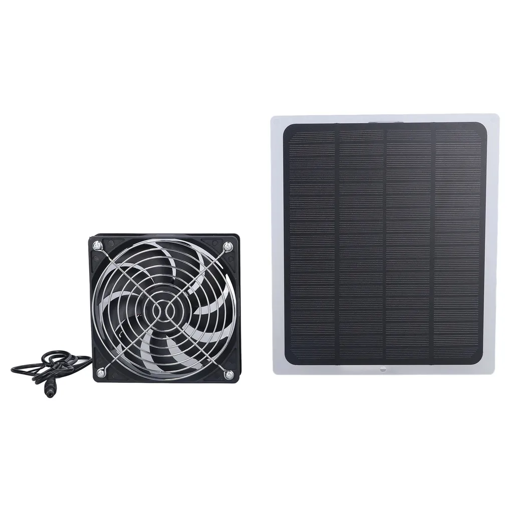Sistema di Ventilazione Solare Esterna IP67 | Estrattore ad Alta Efficienza